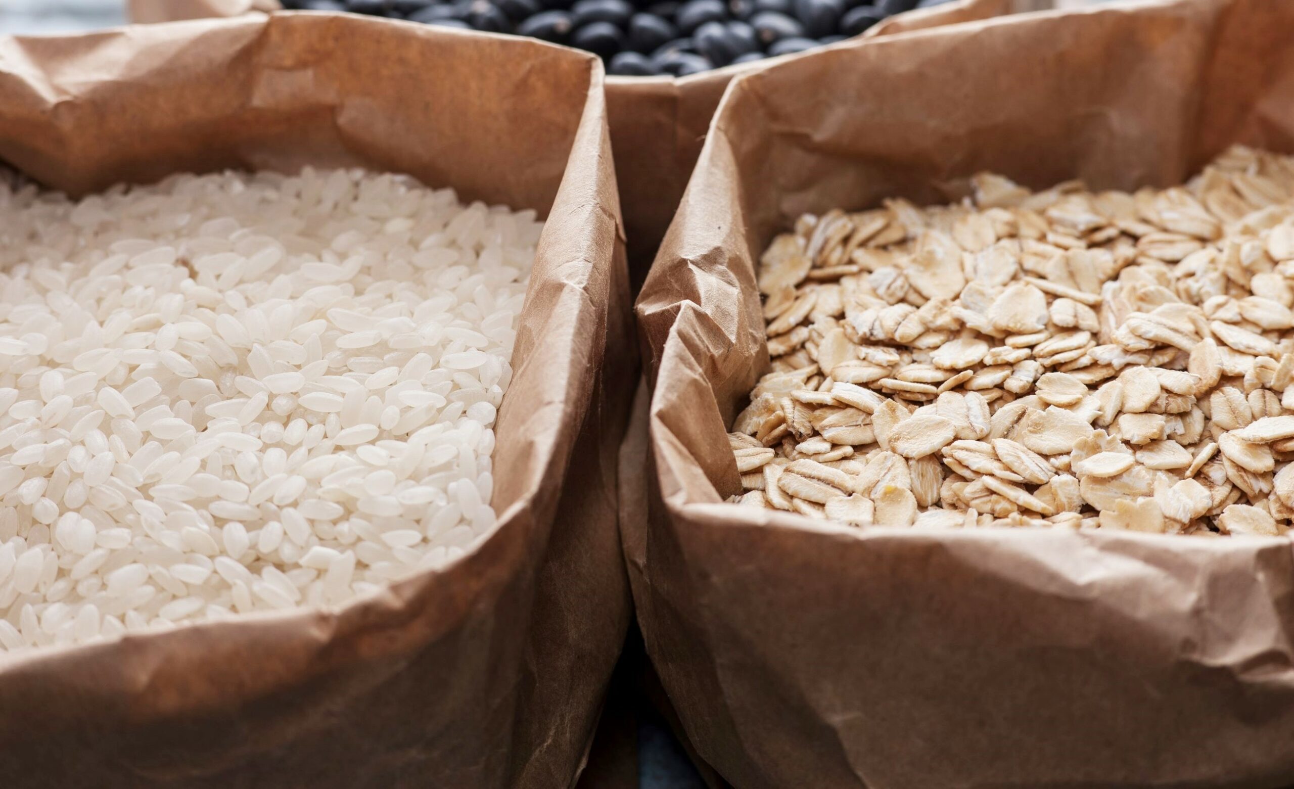 Muskelaufbau - Reis oder Haferflocken