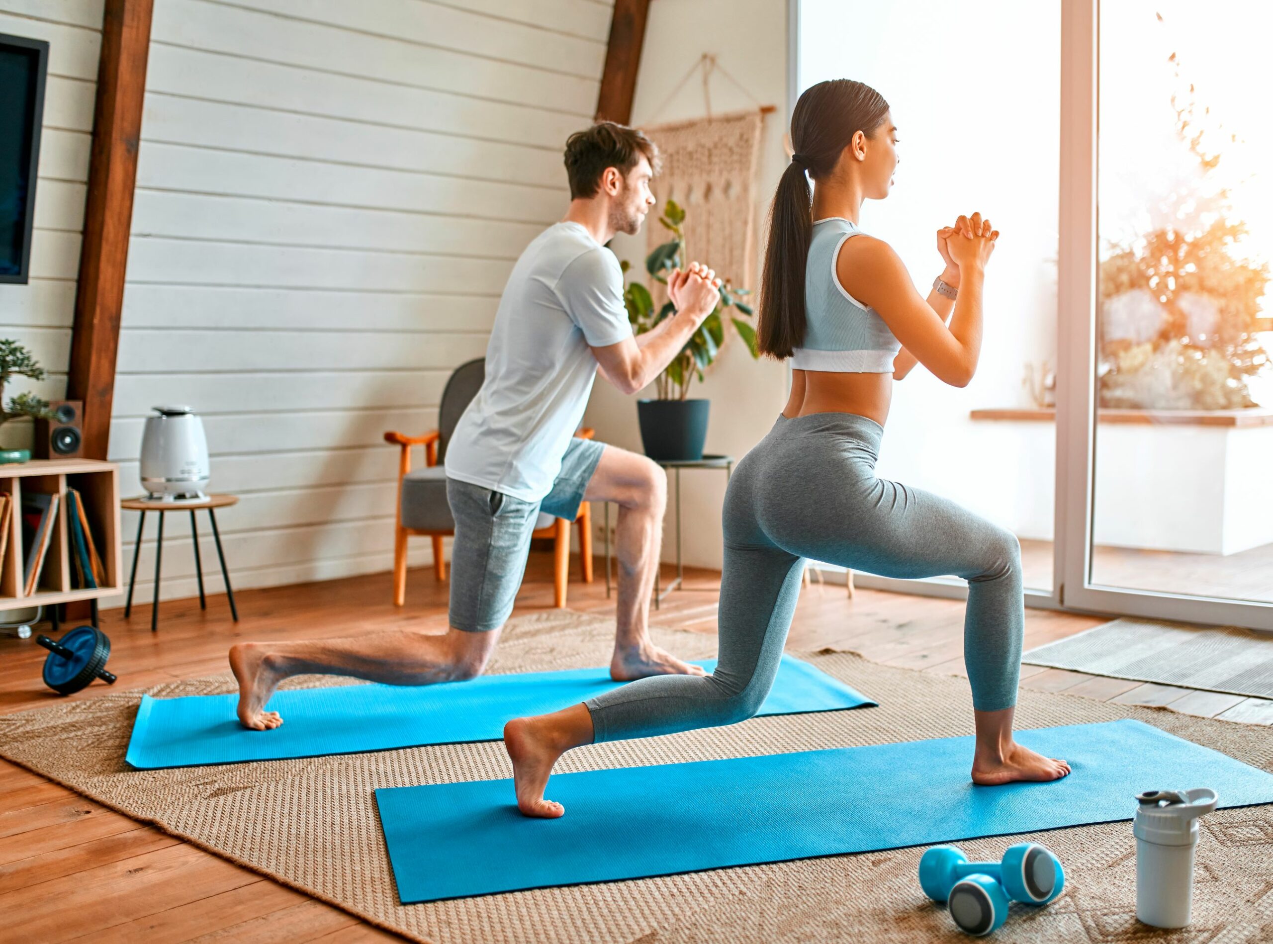 Ausfallschritt-Kniebeugen Split Squats oder Lunges