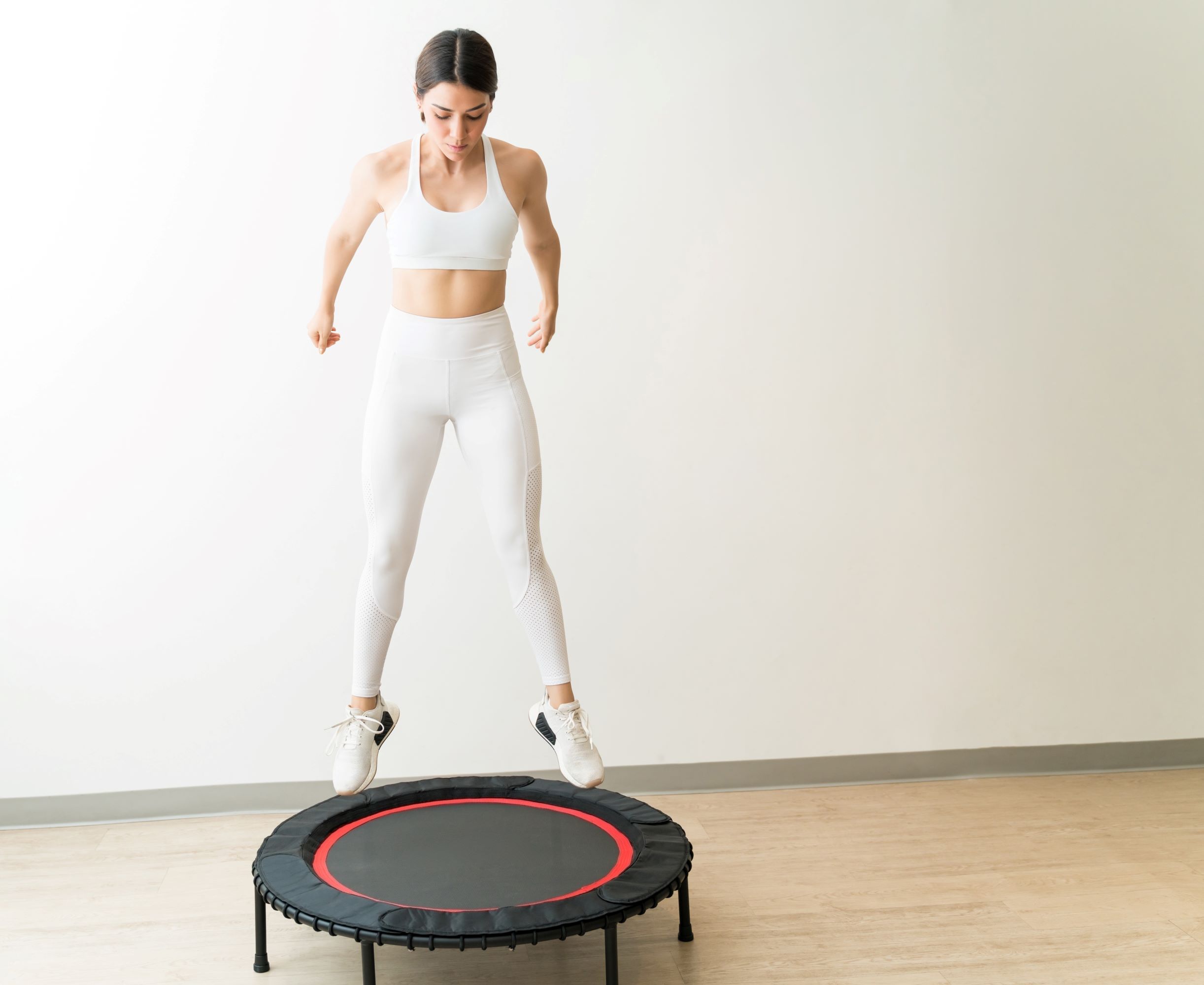 Muskelaufbau durch Trampolinspringen